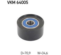 DEFLECTION/GUIDE PULLEY, V-RIBBED BELT FOR MAZDA 3 5 6 CX-7 SKF VKM 64005