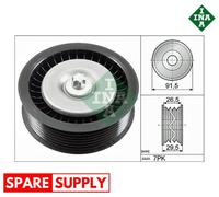 DEFLECTION/GUIDE PULLEY, V-RIBBED BELT FOR MERCEDES-BENZ C218 INA 532 0808 10