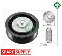 DEFLECTION/GUIDE PULLEY, V-RIBBED BELT FOR MERCEDES-BENZ INA 532 0808 10