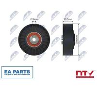 Deflection/Guide Pulley, V-ribbed belt for MERCEDES-BENZ S124 NTY RNK-ME-003