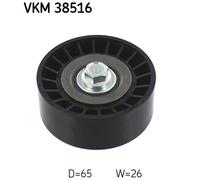 DEFLECTION/GUIDE PULLEY, V-RIBBED BELT FOR MERCEDES-BENZ W176 W177 SKF VKM 38516
