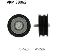 DEFLECTION/GUIDE PULLEY, V-RIBBED BELT FOR MERCEDES-BENZ W203 W204 SKF VKM 38062