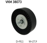 DEFLECTION/GUIDE PULLEY, V-RIBBED BELT FOR MERCEDES-BENZ W203 W204 SKF VKM 38073