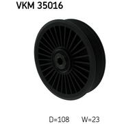 DEFLECTION/GUIDE PULLEY, V-RIBBED BELT FOR MERCEDES-BENZ W204 W205 SKF VKM 35016