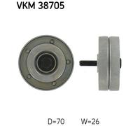 Deflection/Guide Pulley, v-ribbed belt for MINI R50 SKF VKM 38705