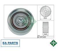 Deflection/Guide Pulley, V-ribbed belt for MITSUBISHI ASX DELICA INA 532 0583 10
