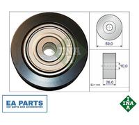 Deflection/Guide Pulley, v-ribbed belt for MITSUBISHI ASX INA 532 0737 10