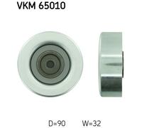 Deflection/Guide Pulley, v-ribbed belt for MITSUBISHI CEDIA SKF VKM 65010