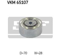 Deflection/Guide Pulley, v-ribbed belt for MITSUBISHI L200 SKF VKM 65107