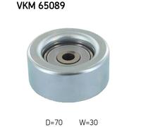 Deflection/Guide Pulley, v-ribbed belt for MITSUBISHI OUTLANDER SKF VKM 65089