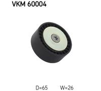Deflection/Guide Pulley, v-ribbed belt for OPEL ANTARA A SKF VKM 60004