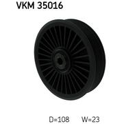 Deflection/Guide Pulley, v-ribbed belt for OPEL ASTRA CLASSIC G SKF VKM 35016