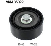 DEFLECTION/GUIDE PULLEY, V-RIBBED BELT FOR OPEL ASTRA J CORSA D SKF VKM 35022