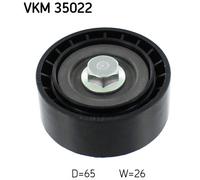 DEFLECTION/GUIDE PULLEY, V-RIBBED BELT FOR OPEL ASTRA J CORSA D SKF VKM 35022