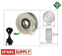 DEFLECTION/GUIDE PULLEY, V-RIBBED BELT FOR PEUGEOT 2008 207 208 INA 532 0676 10