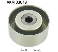 DEFLECTION/GUIDE PULLEY, V-RIBBED BELT FOR PEUGEOT 206 GRAND RAID SKF VKM 33048