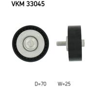 DEFLECTION/GUIDE PULLEY, V-RIBBED BELT FOR PEUGEOT 406 607 807 SKF VKM 33045
