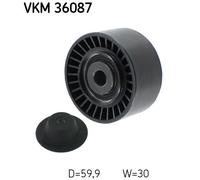 DEFLECTION/GUIDE PULLEY, V-RIBBED BELT FOR RENAULT ALASKAN CAPTUR SKF VKM 36087