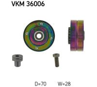 DEFLECTION/GUIDE PULLEY, V-RIBBED BELT FOR RENAULT CLIO ESPACE SKF VKM 36006