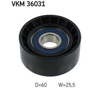 DEFLECTION/GUIDE PULLEY, V-RIBBED BELT FOR RENAULT CLIO ESPACE SKF VKM 36031