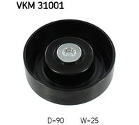 Deflection/Guide Pulley, v-ribbed belt for SEAT EXEO SKF VKM 31001