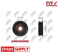 DEFLECTION/GUIDE PULLEY, V-RIBBED BELT FOR SUBARU FORESTER NTY RNK-SB-000