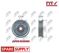DEFLECTION/GUIDE PULLEY, V-RIBBED BELT FOR SUZUKI SPLASH SWIFT NTY RNK-SU-006