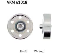 DEFLECTION/GUIDE PULLEY, V-RIBBED BELT FOR TOYOTA ALTIS IX AVENSIS SKF VKM 61018