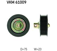 DEFLECTION/GUIDE PULLEY, V-RIBBED BELT FOR TOYOTA ALTIS IX COROLLA SKF VKM 61009
