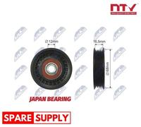 DEFLECTION/GUIDE PULLEY, V-RIBBED BELT FOR TOYOTA AVENSIS CARINA NTY RNK-TY-003
