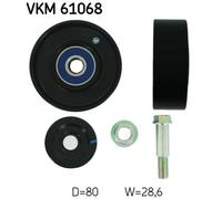 DEFLECTION/GUIDE PULLEY, V-RIBBED BELT FOR TOYOTA DYNA BUS SKF VKM 61068