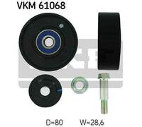 Deflection/Guide Pulley, v-ribbed belt for TOYOTA DYNA Bus SKF VKM 61068