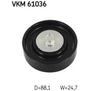 DEFLECTION/GUIDE PULLEY, V-RIBBED BELT FOR TOYOTA ECHO VITZ SKF VKM 61036