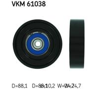 DEFLECTION/GUIDE PULLEY, V-RIBBED BELT FOR TOYOTA ECHO VITZ SKF VKM 61038