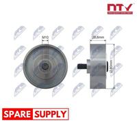 DEFLECTION/GUIDE PULLEY, V-RIBBED BELT FOR TOYOTA FORTUNER HIACE NTY RNK-TY-007