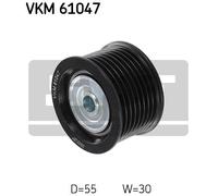 Deflection/Guide Pulley, v-ribbed belt for TOYOTA LAND CRUISER SKF VKM 61047