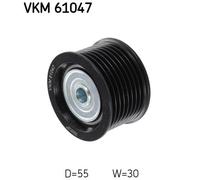 DEFLECTION/GUIDE PULLEY, V-RIBBED BELT FOR TOYOTA LAND CRUISER SKF VKM 61047