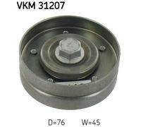 DEFLECTION/GUIDE PULLEY, V-RIBBED BELT FOR VW BORA GOLF SKF VKM 31207