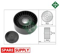 DEFLECTION/GUIDE PULLEY, V-RIBBED BELT FOR VW CRAFTER 30-35 BUS INA 532 0536 10