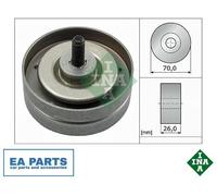 Deflection/Guide Pulley, v-ribbed belt for VW INA 532 0789 10