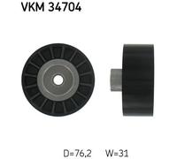 Deflection/Guide Pulley, v-ribbed belt SKF VKM 34704