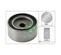 Deflection Pulley/Guide Pulley timing belt INA for Corolla Avensis Previa / Esti