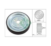 Deflection Pulley/Guide Pulley V-belt INA for Mini 308 DS3 SW C4 Picasso 508 300