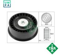Timing Belt Guide Pulley fits VAUXHALL CORSA B, C 1.4 1.6 1.8 93 to 06 INA New