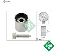 INA Timing Belt Guide Pulley - fits SKODA OCTAVIA Mk1/Mk2 1.9D 2.0D 00-13 CEGA