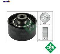 Deflection/Guide Pulley, timing belt for CITROËN FIAT LANCIA INA 532 0345 10