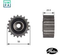 GATES T42000 Deflection/Guide Pulley, timing belt for FORD