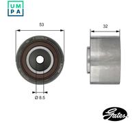 DEFLECTION PULLEYGUIDE PULLEY TIMING BELT T42179 FOR VOLVO V60/Van V40 S80 2.0L