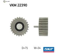 DEFLECTION PULLEYGUIDE PULLEY TIMING BELT VKM 22390 FOR FIAT DUCATO/Van/Bus 2.3L