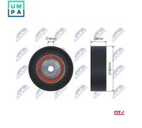 NTY RNK-BM-019 Deflection / Guide Pulley, v-belt